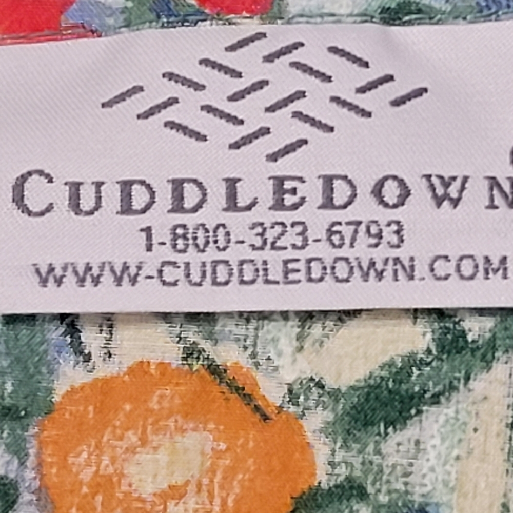 Cuddledown King Monet Impressionist Flat Fitted  Pillowcase Wildflower Sheet Set - Picture 3 of 11